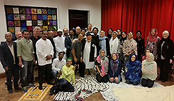 Shaykh Taner and Shaykha Muzeyyen with members and friends in the United Kingdom
