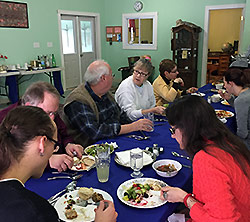 community Thanksgiving dinner at AQRT main center