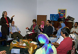 Shaykh Taner and Shaykha Muzeyyen conducting a Sufi Healing workshop