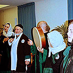 Shaykh Taner and murids in zikr ceremony