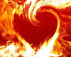 fiery heart