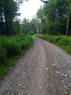 gravel road